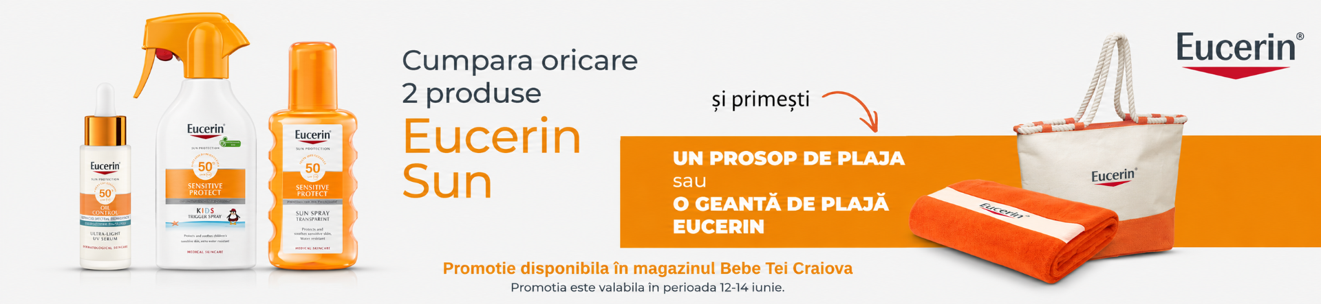 Activare Eucerin Sun Bebe Tei Craiova